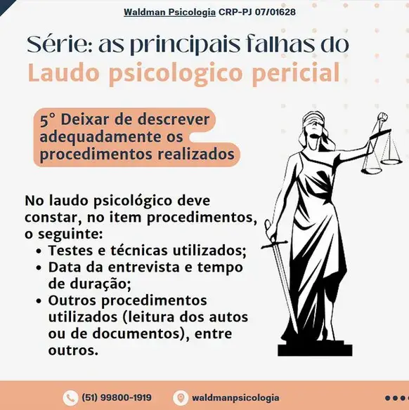 Curso online de psicologia jurídica - Planejamento da perícia